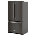 Kitchenaid® Réfrigérateur à portes françaises à profondeur de comptoir et distributeur intérieur 20 pi cu, 26 po KRFC136RBS