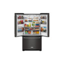 Kitchenaid® Réfrigérateur à portes françaises à profondeur de comptoir et distributeur intérieur 20 pi cu, 26 po KRFC136RBS