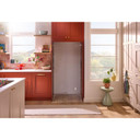 Kitchenaid® Réfrigérateur à portes françaises à profondeur de comptoir et distributeur intérieur de 20 pi cu, 26 po KRFC136RWH