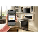 Whirlpool® Cuisinière au gaz intelligente de 30 pouces avec technologie de cuisson à air, auto-nettoyage/netoyage à la vapeur, préchauffage rapide avec capacité de 5.3 pi cu WFGS7530RV Whirlpool® Cuisinière au gaz intelligente de 30 pouces avec technologie de cuisson à air, auto-nettoyage/netoyage à la vapeur, préchauffage rapide avec capacité de 5.3 pi cu WFGS7530RV