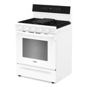 Whirlpool® Cuisinière au gaz intelligente de 30 pouces avec technologie de cuisson à air, auto-nettoyage/netoyage à la vapeur, préchauffage rapide avec capacité de 5.3 pi cu WFGS7530RW