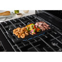 Whirlpool® Cuisinière au gaz intelligente de 30 pouces avec technologie de cuisson à air, auto-nettoyage/netoyage à la vapeur, préchauffage rapide avec capacité de 5.3 pi cu WFGS7530RB