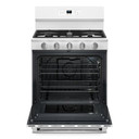 Maytag® Cuisinière au gaz à convection avec friture et cuisson à air sans préchauffage - 30 po - 5 pi cu MFGS6030RW