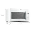 Whirlpool® Four à micro-ondes à hotte intégrée avec une puissance de cuisson de 900 watts de 30 po et 1,7 pi cu YWMMS3130RW Whirlpool® Four à micro-ondes à hotte intégrée avec une puissance de cuisson de 900 watts de 30 po et 1,7 pi cu YWMMS3130RW