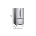 Whirlpool® Réfrigérateur à portes françaises, profondeur de comptoir et congélateur inférieur - 36po - 20picu WRFC2036RZ Whirlpool® Réfrigérateur à portes françaises, profondeur de comptoir et congélateur inférieur - 36po - 20picu WRFC2036RZ