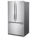 Whirlpool® Réfrigérateur à portes françaises, profondeur de comptoir et congélateur inférieur - 36po - 20picu WRFC2036RZ