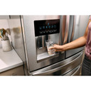 Whirlpool® Réfrigérateur à portes françaises et congélateur inférieur - 36po - 25picu WRMF3636RV