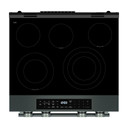 Kitchenaid® Cuisinière électrique coulissante avec deux éléments Even-Heat™ Hyper et modes de cuisson à convection - 5,3 pi cu YKSES530SJP