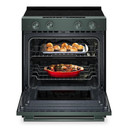 Kitchenaid® Cuisinière électrique coulissante avec deux éléments Even-Heat™ Hyper et modes de cuisson à convection - 5,3 pi cu YKSES530SJP