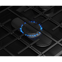 Kitchenaid® Cuisinière au gaz coulissante intelligente avec modes de cuisson à convection et brûleur 2 en 1 - 5 pi cu KSGS530SPS