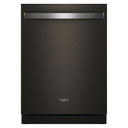 Lave-vaisselle Whirlpool® de 24 pouces avec fonction de lavage à couverture totale et séchage automatique à l'air libre en acier inoxydable noir résistant aux traces de doigts WDTS8024SV