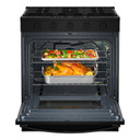 Whirlpool® Cuisinière au gaz avec technologie de cuisson à air - 30 po WSGS5030SB