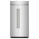 Kitchenaid® Réfrigérateur côte à côte encastré avec intérieur platine - 42 po - 25.5 pi cu KBSN742SPS