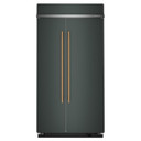 Kitchenaid® Réfrigérateur côte à côte encastré avec intérieur platine - 42 po - 25.5 pi cu KBSN742SJP