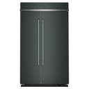 Kitchenaid® Réfrigérateur côte à côte encastré avec intérieur platine - 48 po - 30 pi cu KBSN748SJP