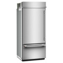 Kitchenaid® Réfrigérateur encastré à congélateur inférieur avec intérieur platine - 36 po - 20.8 pi cu KBBL336SPS