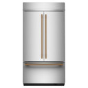 Kitchenaid® Réfrigérateur à portes françaises et congélateur inférieur avec intérieur platine - 42 po - 24.2 pi cu KBFN542SPS