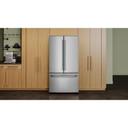 Kitchenaid® Réfrigérateur à portes françaises avec distributeur d’eau et de glaçons intérieur - 31 pi cu KRFF336SPS