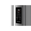 Kitchenaid® Réfrigérateur à portes françaises avec distributeur d’eau et de glaçons intérieur - 31 pi cu KRFF336SPS