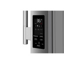 Kitchenaid® Réfrigérateur à portes françaises avec distributeur d’eau et de glaçons extérieur et tiroir réfrigéré pleine largeur FreshChill™ - 29 pi cu KRMF436SPS
