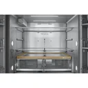 Kitchenaid® Réfrigérateur à portes françaises avec distributeur d’eau et de glaçons extérieur et tiroir réfrigéré pleine largeur FreshChill™ - 29 pi cu KRMF436SPS