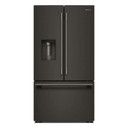 Kitchenaid® Réfrigérateur à portes françaises avec distributeur d’eau et de glaçons extérieur - 30 pi cu KRFF436SBE