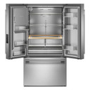 Kitchenaid® Réfrigérateur à portes françaises avec distributeur d’eau et de glaçons extérieur - 30 pi cu KRFF436SPS