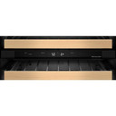 Kitchenaid® Cellier sous le comptoir avec porte-bouteilles à devant en bois à pleine extension - 24 po KUWL524SPS