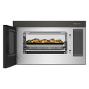 Kitchenaid® Four à micro-ondes à hotte intégrée à fonctions multiples au design encastré affleurant YKMMF530PBE