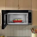 Four à micro-ondes à hotte intégrée KitchenAid® avec poignée - 2.1 pi cu YKMMS330SPS