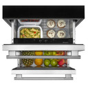 Kitchenaid® Réfrigérateur sous le comptoir en acier inoxydable à double tiroir - 24 po KURT524SSB