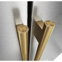 Trousse d'accessoires de personnalisation (poignées) couleur laiton pour réfrigérateur à portes françaises KitchenAid® W11777159