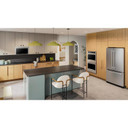 Kitchenaid® Réfrigérateur à portes françaises, profondeur de comptoir et distributeur intérieur de 20 pi cu - 36 po KRFC136SPS