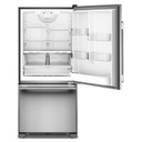Kitchenaid® Réfrigérateur à congélateur inférieur et profondeur standard avec porte à charnière à droite de 19 pi cu - 30 po KRBR130SPS
