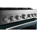Kitchenaid® Cuisinière bicombustible de style commercial à 6 brûleurs avec mode de friture à air sans préchauffage de 36 po KFDS936SAG