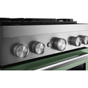 Kitchenaid® Cuisinière bicombustible de style commercial à 4 brûleurs avec mode de friture à air sans préchauffage de 30 po KFDS930SDC