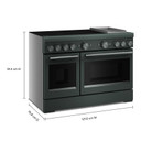 Cuisinière à induction non encastrée de style commercial à 6 éléments avec plaque chauffante KitchenAid® de 48 po KFID948SJP
