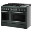 Table de cuisson commerciale au gaz à 6 brûleurs avec plaque chauffante KitchenAid® de 48 po KFGD948SJP