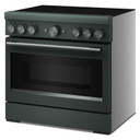 Cuisinière à induction non encastrée de style commercial à 6 éléments avec friture à air KitchenAid® de 36 po KFIS936SJP