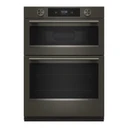 Kitchenaid® Four mural combiné électrique intelligent de 30 pouces avec caméra de cuisson intelligente - Fini minerai noir KOEC930SBE