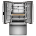 Kitchenaid® Réfrigérateur à portes françaises à profondeur standard avec remplissage intelligent KRFC536SPS