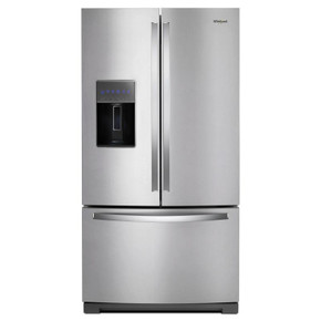 Whirlpool® Réfrigérateur à portes françaises - 36 po - 27 pi cu WRF757SDHZ