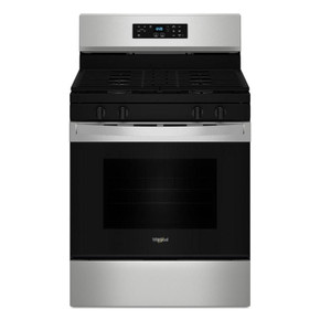 Whirlpool® Cuisinière au gaz autonettoyante avec mode sans préchauffage de 30 po WFGS3530RS