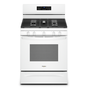 Cuisinière au gaz 5 en 1 avec four à friture à l’air - 5 pi cu Whirlpool® WFG550S0LW