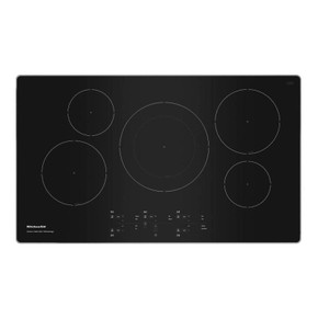 Kitchenaid® Table de cuisson à induction par capteur de 5 éléments et 36 po KCIG556JSS