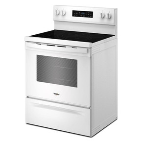 Whirlpool® Cuisinière électrique avec technologie de cuisson à air - 30 po YWFES5730SW Whirlpool® Cuisinière électrique avec technologie de cuisson à air - 30 po YWFES5730SW