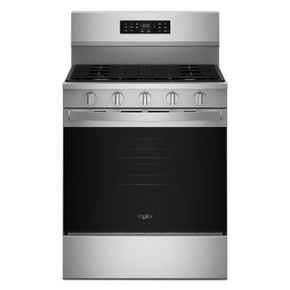 Whirlpool® Cuisinière au gaz avec technologie de cuisson à air - 30 po WFGS5730SZ