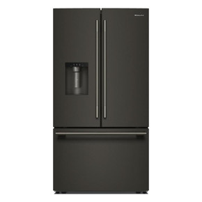 Kitchenaid® Réfrigérateur à portes françaises avec distributeur d’eau et de glaçons extérieur - 30 pi cu KRFF436SBE