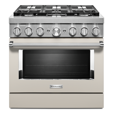 Cuisinière commerciale intelligente au gaz KitchenAid®, 6 brûleurs, 36 po KFGC506JMH