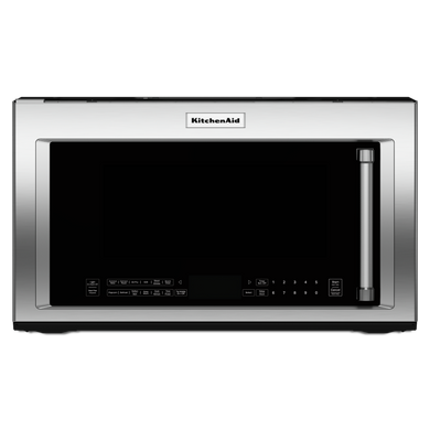 Four à micro-ondes à convection et hotte intégrée  avec mode de friture à air KitchenAid® YKMHC319LPS